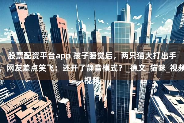 股票配资平台app 孩子睡觉后，两只猫大打出手，网友差点笑飞：还开了静音模式？_德文_猫咪_视频